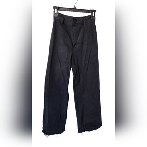 Zara Wide Leg Black Jeans